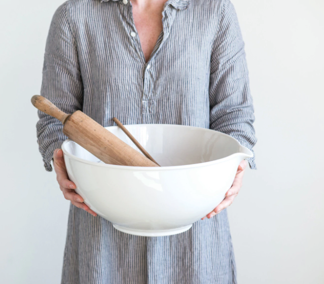 Stoneware Vintage Batter Bowl