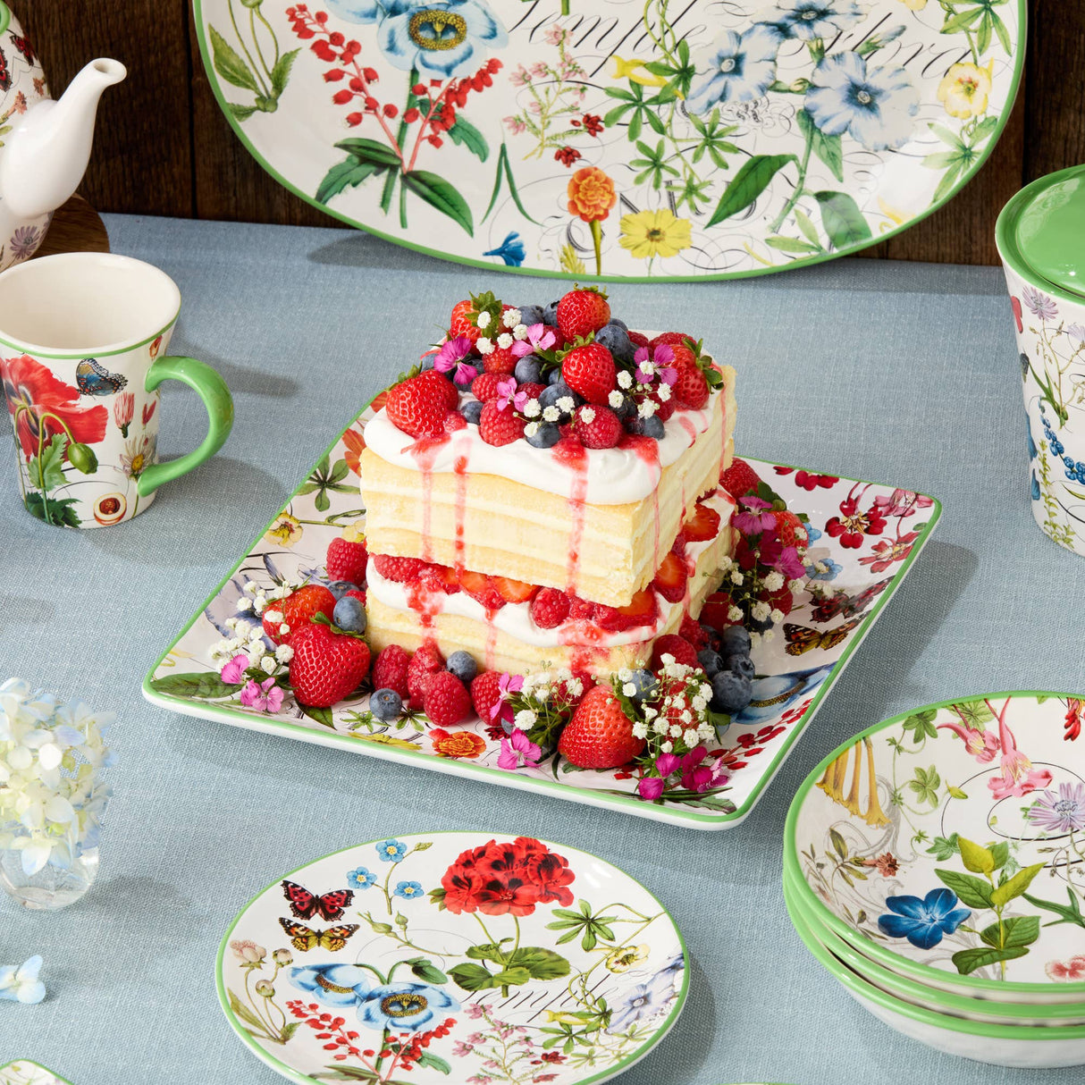 Greenhouse Square Platter 12.5in