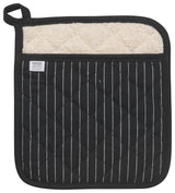 Superior Black Pinstripe Potholder