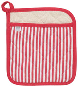 Superior Red Narrow Stripe Potholder