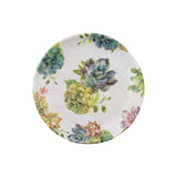 Succulents 6" Melamine Plate Set of 4
