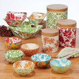 Damask Floral All Purpose Bowl 4.75" x 2.25" (6) asst.