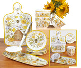 Bee Sweet Gift Melamine Set of 4 6in Canape Plates