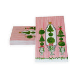 Eloise Red Guest Towel Napkins