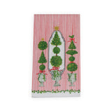 Eloise Red Guest Towel Napkins