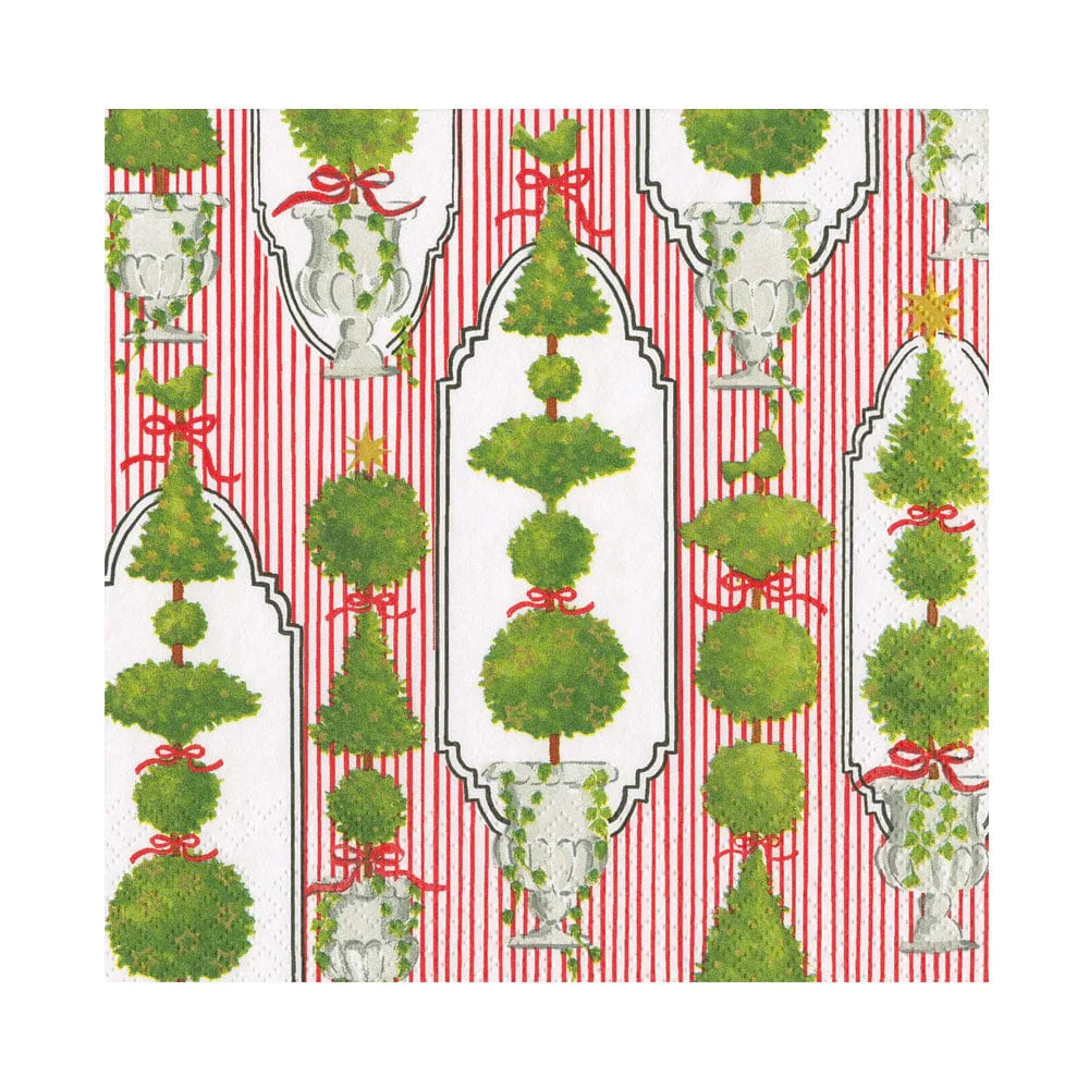 Eloise Red Luncheon Napkins